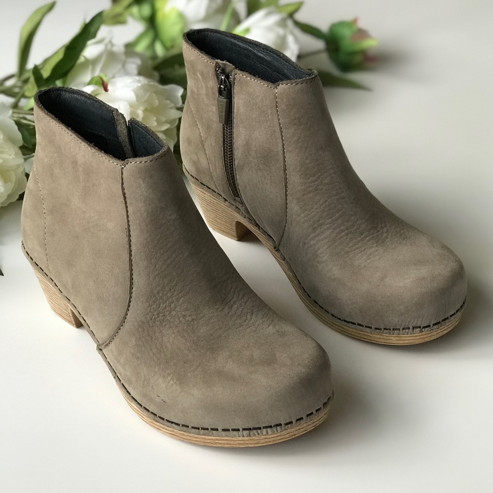 Dansko Maria Nubuck Leather Comfort Bootie